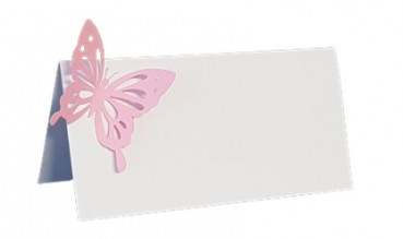 Tischkarte und Gastgeschenk Schmetterling. Tischdekoration bei Tischdeko-online 1