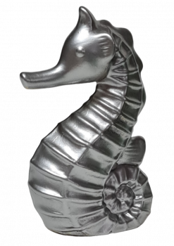 Großes Seepferdchen in Silber, 14 cm - 1