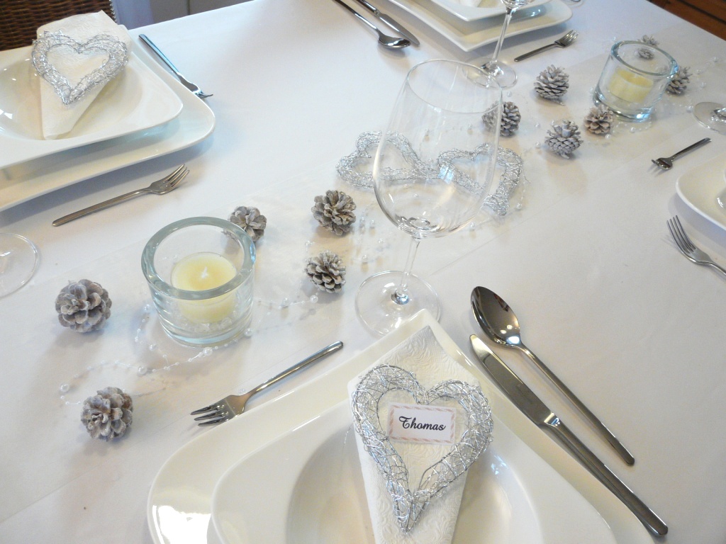 Hochzeitsdekoration zum Winter - Winterhochzeit bei Tischdeko-online Nr. 8