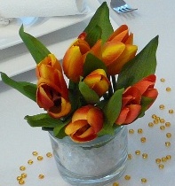 Tischdeko-online - Tulpen zur Hochzeit