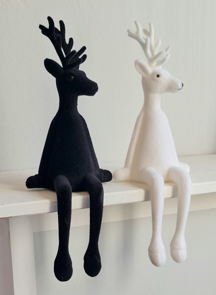 Elche und Hirsche für Ihre Weihnachtsdeko, Deko zum Advent und Winterdekoration - stylish, glitzernd oder Rostoptik