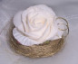 Preview: Gastgeschenk Rose im Sisalnest mit Ringen - B3 Preview: Gastgeschenk Rose im Sisalnest mit Ringen - B3