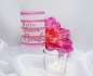 Preview: Pergament-Windlicht, Tischlicht "Hallo little Baby" pink - 2