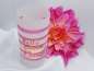 Preview: Pergament-Windlicht, Tischlicht "Hallo little Baby" pink - 3