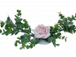 Preview: Blumenring, Aufsteller mit einer Rose und Eukalyptus - 3