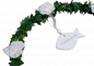Preview: Ehrenplatzdeko, Ehrenplatz Ranke mit Rosen und einem Fisch Preview: Ehrenplatzdeko, Ehrenplatz Ranke mit Rosen und einem Fisch