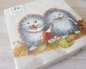 Preview: Servietten "Igel" - welcome little friends creme - 2 Preview: Servietten "Igel" - welcome little friends creme - 2
