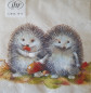 Preview: Servietten "Igel" - welcome little friends creme - 1 Preview: Servietten "Igel" - welcome little friends creme - 1