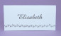 Preview: Tischkarte mit einem silberfarbenen Ornament 1
