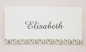 Preview: Tischkarte mit Ornamenten in Gold oder Silber 1