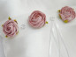 Preview: Accessoires zur Hochzeit - Ringkissen mit Rosen. Tischdeko-online.de 2