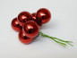 Preview: 12 rote Spiegelbeeren als Weihnachtsdekoration. Tischdeko-online zum Fest 2