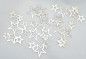 Preview: Streudekoration - 40 edle Metallstreusterne in Gold oder Silber 3