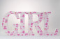 Preview: Aufsteller, Schriftzug Girl für Ihre Babyshower, Babyparty - 1