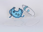 Preview: Streudeko Baby und Kinderwagen, rosa oder blau 2