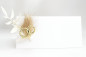 Preview: Tischkarte in Boho-Style mit Ringen Preview: Tischkarte in Boho-Style mit Ringen