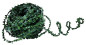 Preview: Tischgirlande - flexible Girlande aus Kunst-Buchs mit Perlen 1