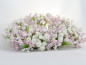 Preview: Blumendeko, ein Kranz aus Schleierkraut/Gypsophila in Rosa - 3