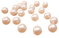 Preview: Streudekoration - 100 g Perlen, Farbe: champagner 1 Preview: Streudekoration - 100 g Perlen, Farbe: champagner 1