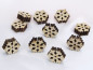 Preview: 10 Schneeflocken aus Holz - B2