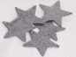 Preview: Glitzersterne Grau/schwarze. Streudeko Advents- und Weihnachtszeit - 1