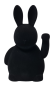 Preview: Winkender Hase "Winky" in Schwarz, 20 cm - 1