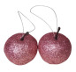 Preview: Tischdekoration - ein Glitzerapfel in der Farbe Rosa, Altrosa - 3 Preview: Tischdekoration - ein Glitzerapfel in der Farbe Rosa, Altrosa - 3