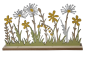 Preview: Aufsteller "Blumenwiese" aus Holz, Metall - 1