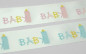 Preview: Tischdekoration zur Taufe - Band Baby in zwei Farben. Tischdeko-online zur Taufe 2