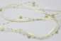 Preview: Band mit Satin, Organza und Perlen silber oder gold 5