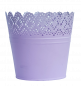 Preview: .Übertopf in der Farbe Flieder 14 cm hoch, 12,5 cm Durchmesser - 3 Preview: .Übertopf in der Farbe Flieder 14 cm hoch, 12,5 cm Durchmesser - 3