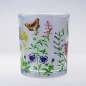 Preview: Windlichtglas mit bunten Blumen - 4 Preview: Windlichtglas mit bunten Blumen - 4
