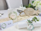 Preview: Fisch aus Mangoholz mit Muster in zwei Größen