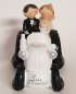 Preview: Tortenfigur Hochzeitspärchen auf dem Traktor - 2