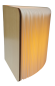 Preview: Geschlossene Buchlampe aus Holz als stilvolles Wohnaccessoire im Rega