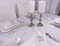 Preview: 15 Doppelringe - silber oder gold, Streudeko