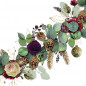 Preview: Weihnachtsservietten: "Eucalyptus White", Serviette zu Weihnachten, den Winter - 1 Preview: Weihnachtsservietten: "Eucalyptus White", Serviette zu Weihnachten, den Winter - 1