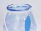 Mobile Preview: blaues Windlichtglas mit einem Fisch, zur Kommunion, Konfirmation, Taufe - 3