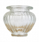 Mobile Preview: Mediterranes Windlicht, Vase aus Glas - 1