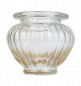 Preview: Mediterranes Windlicht, Vase aus Glas - 1