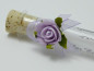 Preview: Gastgeschenk im Reagenzglas, Glasröhrchen und Hochzeitsmandeln mit einer Rose in Lila_1