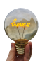 Preview: LED Dekobirne home aus Kunststoff mit Schriftzug im Glühdraht, dimmbar, USB-C aufladbar, 9,5 x 14 cm Preview: LED Dekobirne home aus Kunststoff mit Schriftzug im Glühdraht, dimmbar, USB-C aufladbar, 9,5 x 14 cm
