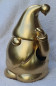 Preview: Detailaufnahme vom goldenen Weihnachtswichtel mit weißem Bart Preview: Detailaufnahme vom goldenen Weihnachtswichtel mit weißem Bart