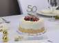Preview: Kleiner Stecker "50" mit Strass