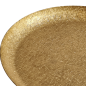 Preview: Teller rund 25 cm in Gold mit Struktur - 2 Preview: Teller rund 25 cm in Gold mit Struktur - 2