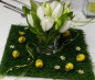 Preview: Tischdekoration - Grasfliese. Tischdeko-online. 1