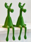 Preview: Grüner Sitzelch „Nordic Green“ aus beflocktem Kunststoff, 31 cm groß Preview: Grüner Sitzelch „Nordic Green“ aus beflocktem Kunststoff, 31 cm groß