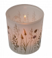 Preview: Windlichtglas mit bunten Blumen - 3 Preview: Windlichtglas mit bunten Blumen - 3