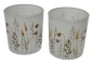 Preview: Windlichtglas mit bunten Blumen - 4 Preview: Windlichtglas mit bunten Blumen - 4
