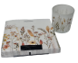 Preview: Windlicht Blumenbouquet aus satiniertem Glas - 3 Preview: Windlicht Blumenbouquet aus satiniertem Glas - 3